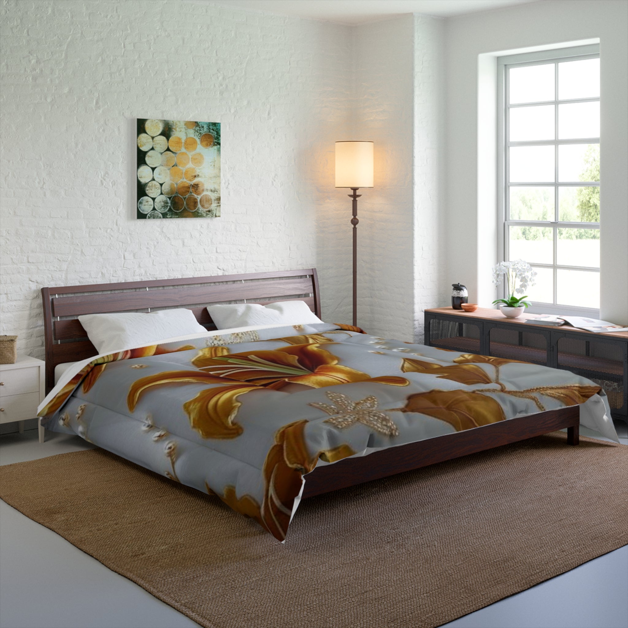 Luxurious Floral Comforter for Cozy Bedrooms