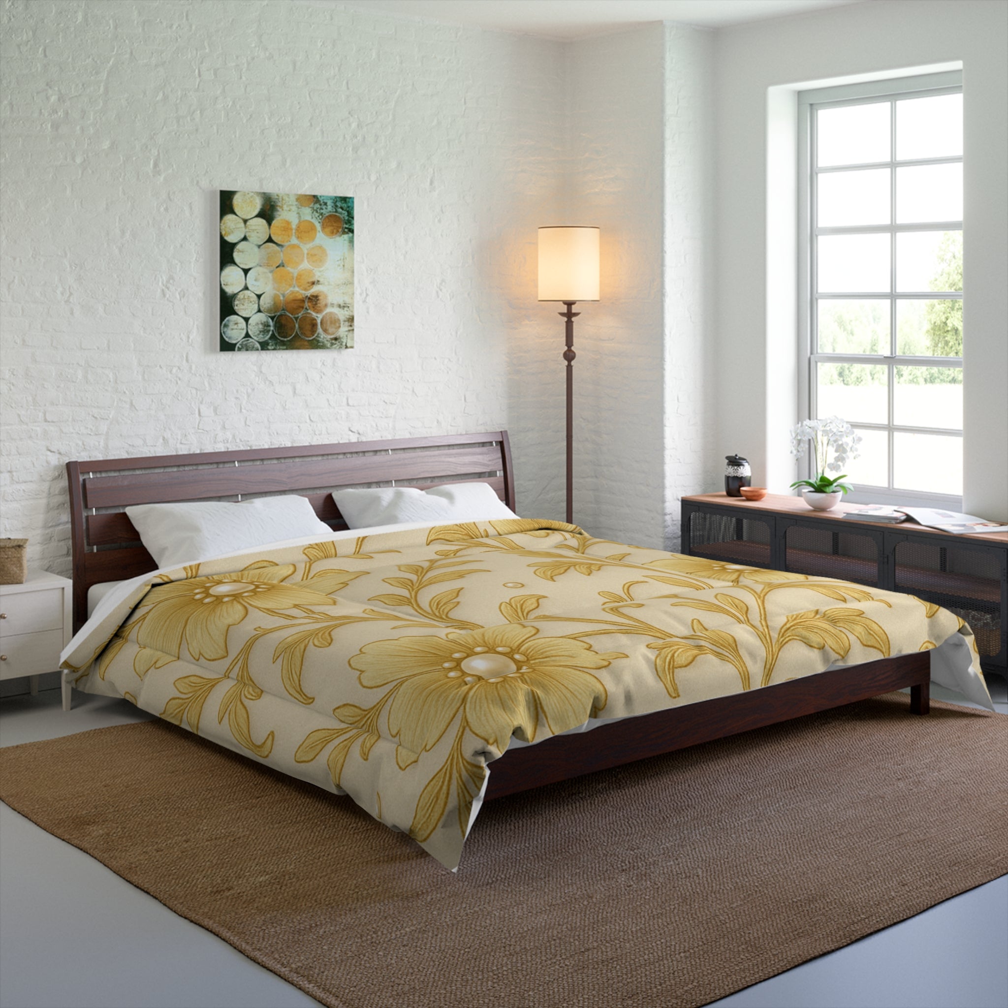 Floral Elegance Comforter -Day Gift