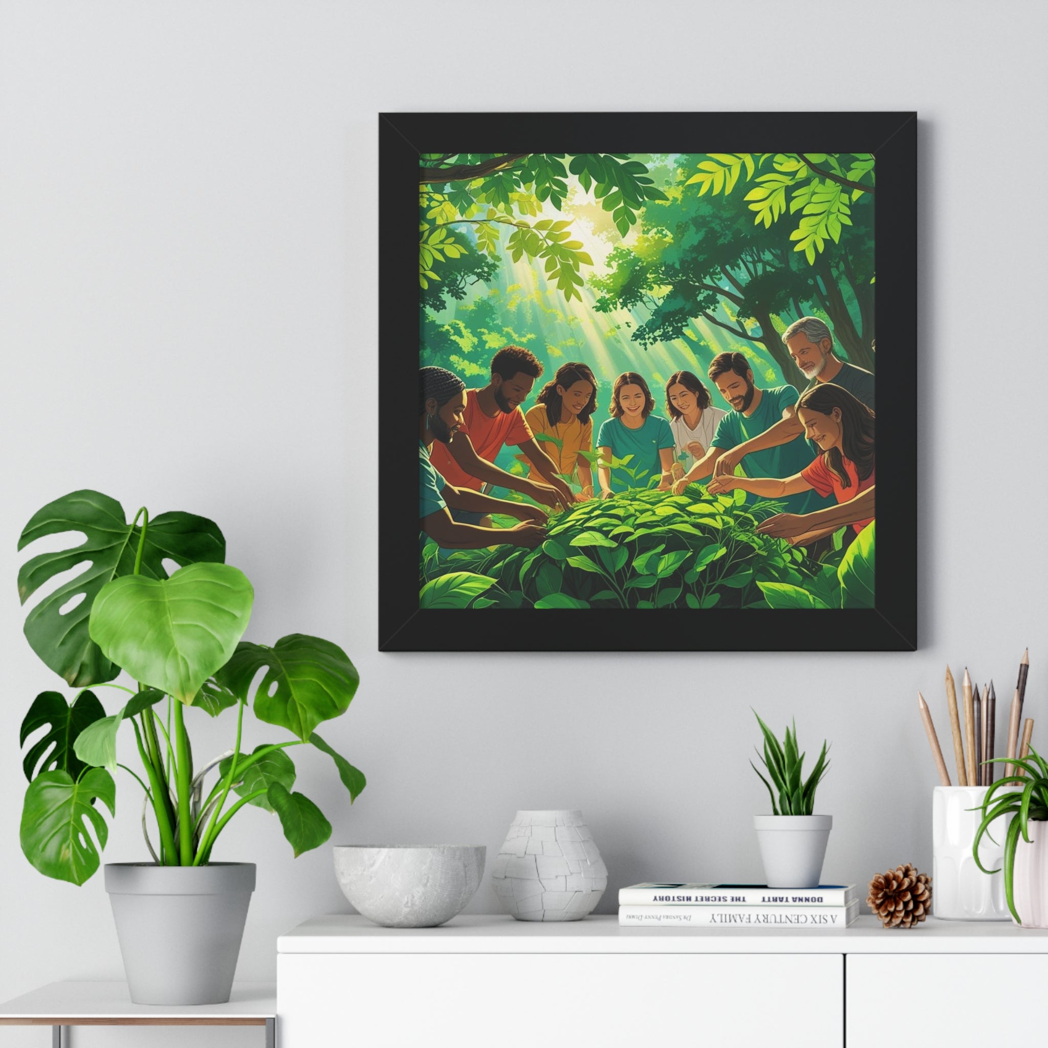 Framed Nature Poster, Environmental Gift