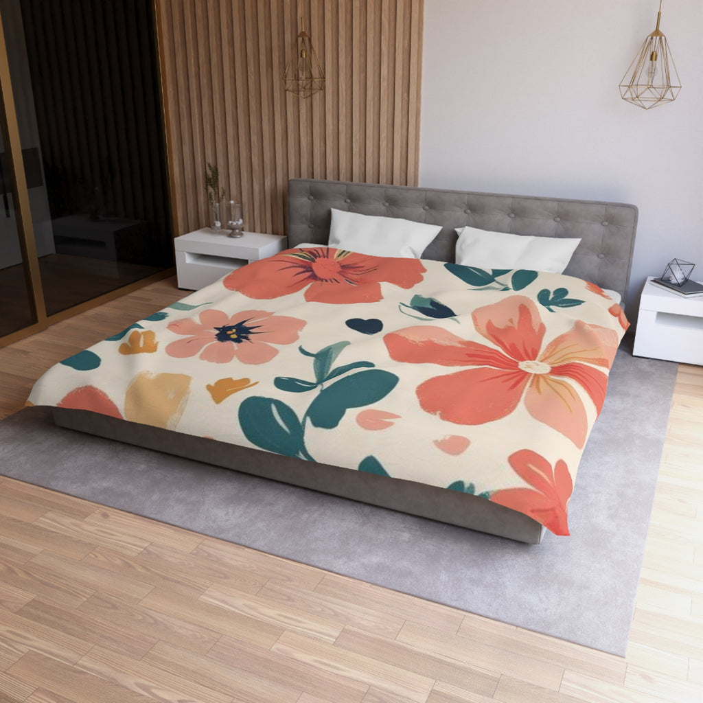 Floral Microfiber Pillow Sham