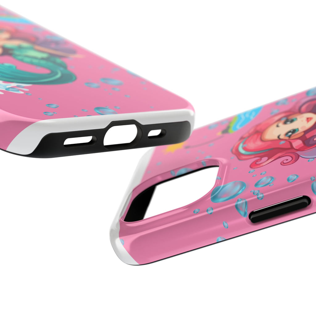 Mermaid Phone Case - Cute Tough Phone Cases, Phone Accessories, Mermaid Lover Gift, Waterproof Phone Cover, Gifts for Teens