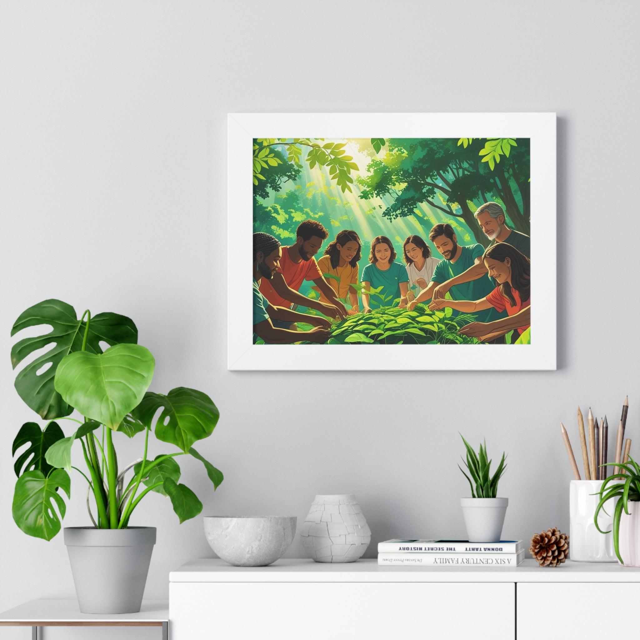 Framed Nature Poster, Environmental Gift