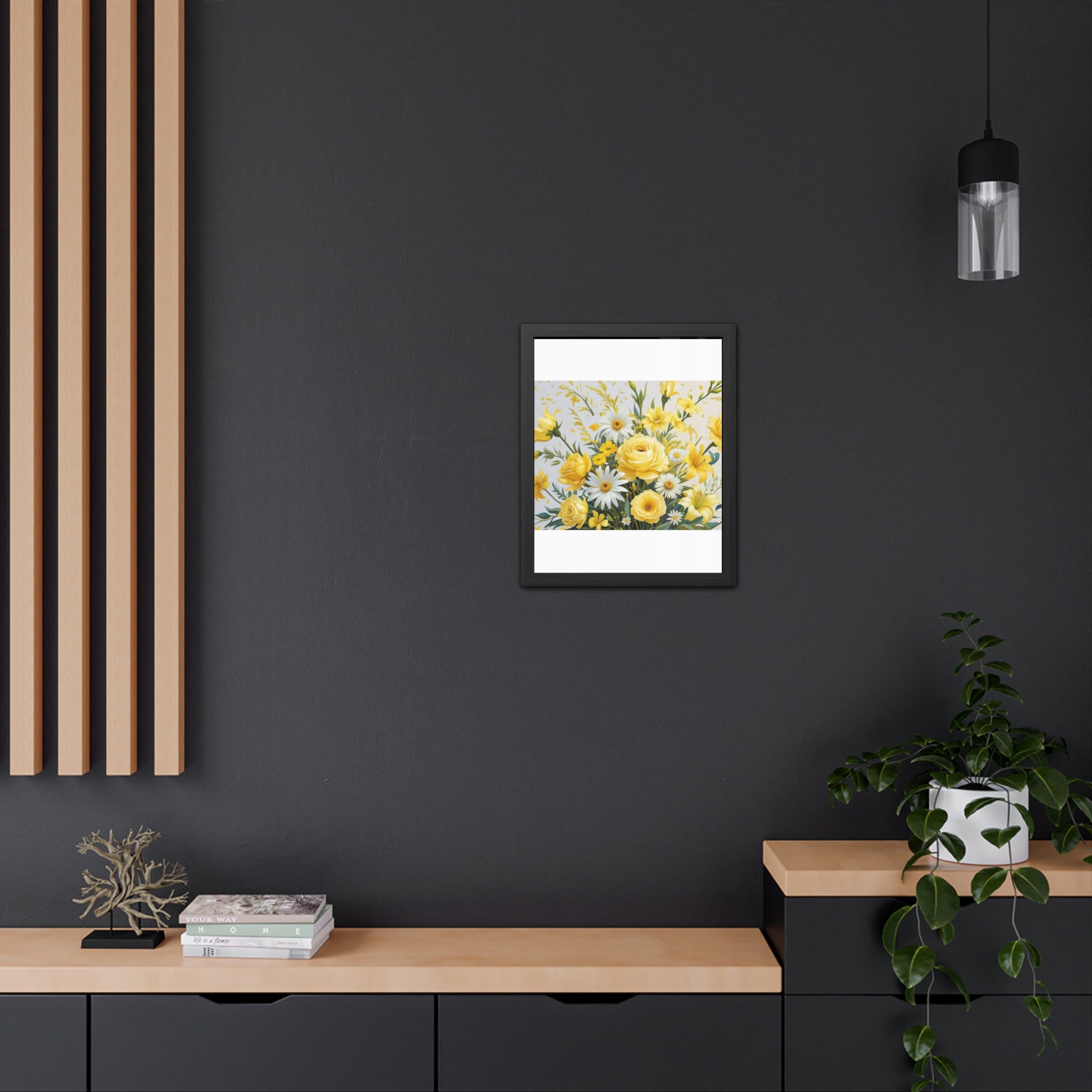 Floral Framed Poster
