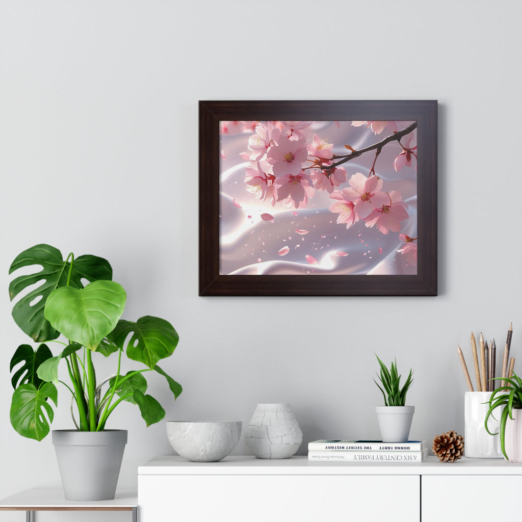 Blossoming Cherry Blossom Art Print, Spring Home Decoration, Nature Poster