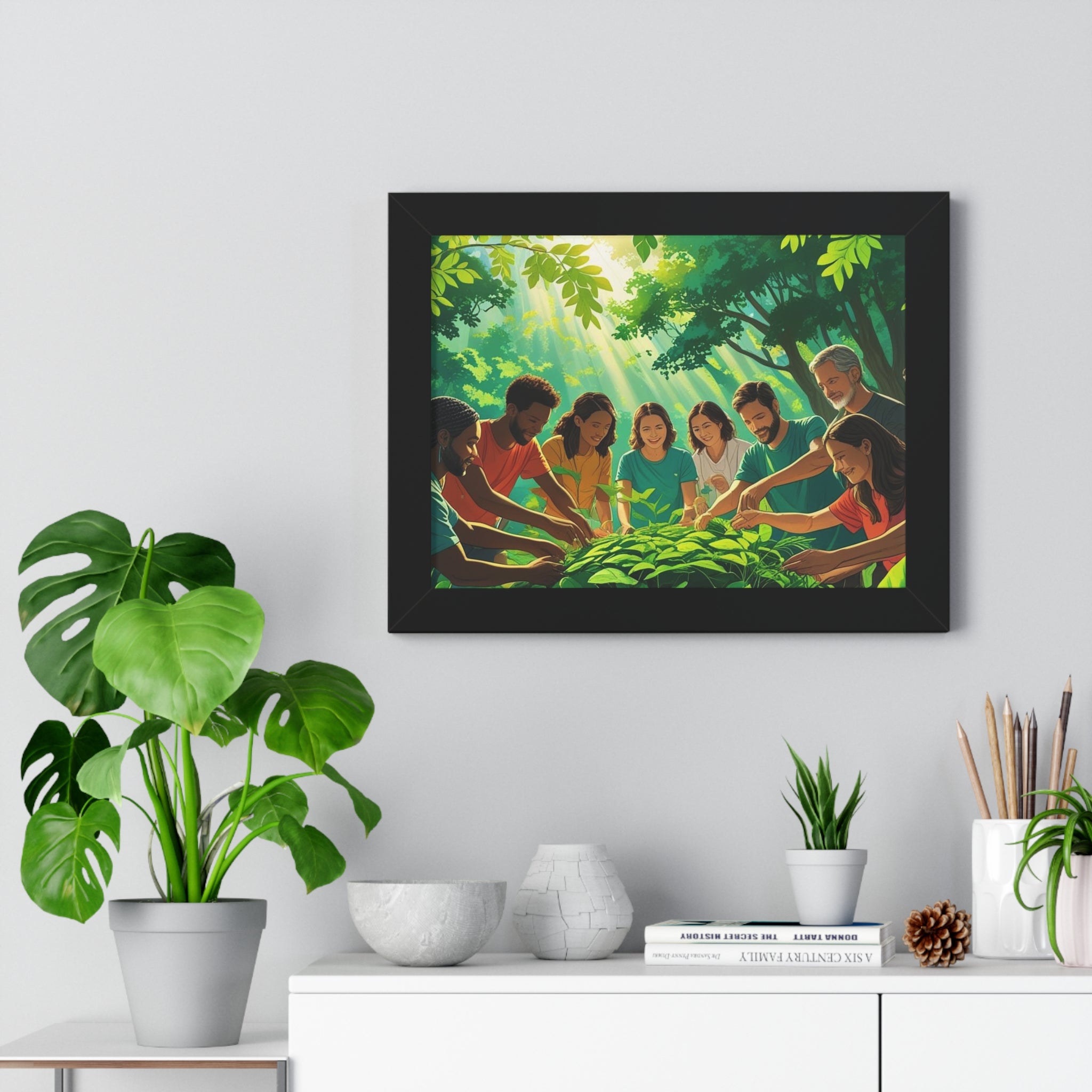 Framed Nature Poster, Environmental Gift