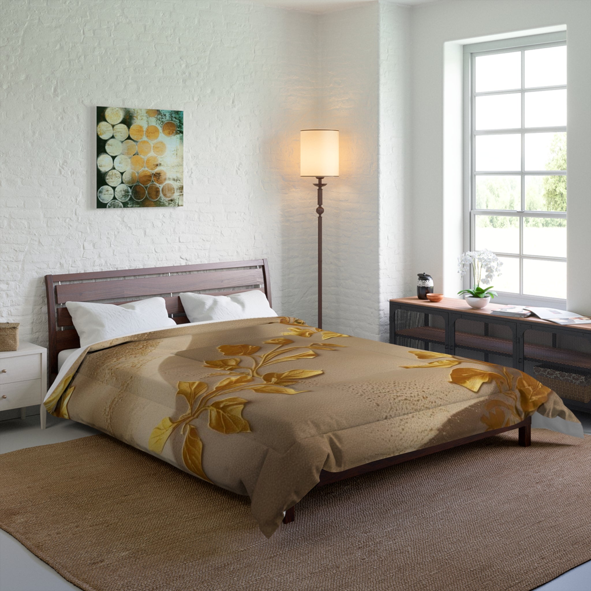 Elegant Floral Comforter