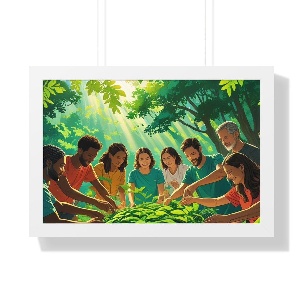 Framed Nature Poster, Environmental Gift