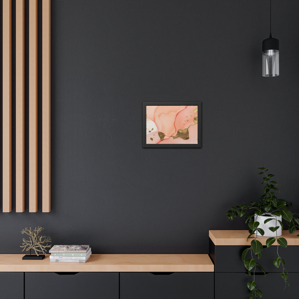 Elegant Abstract Art Framed Poster