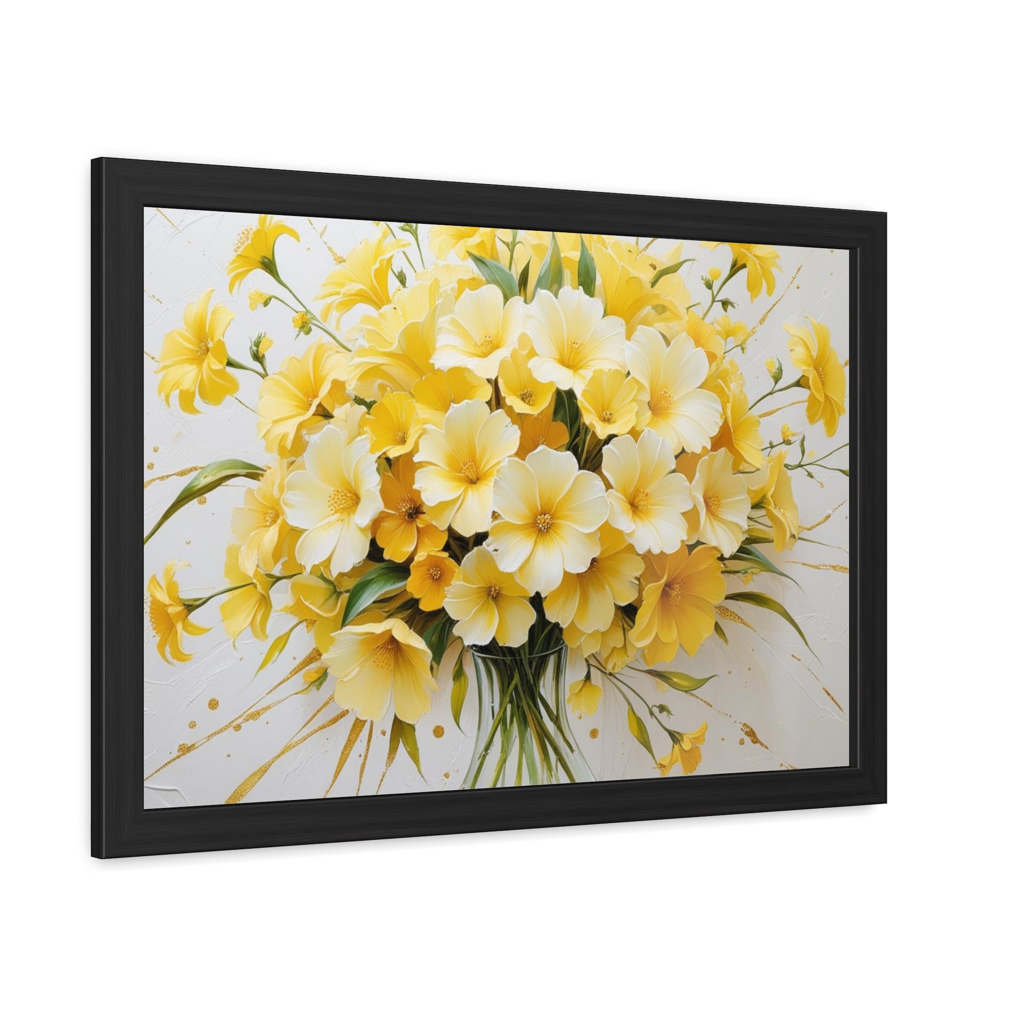 Floral Framed Poster.