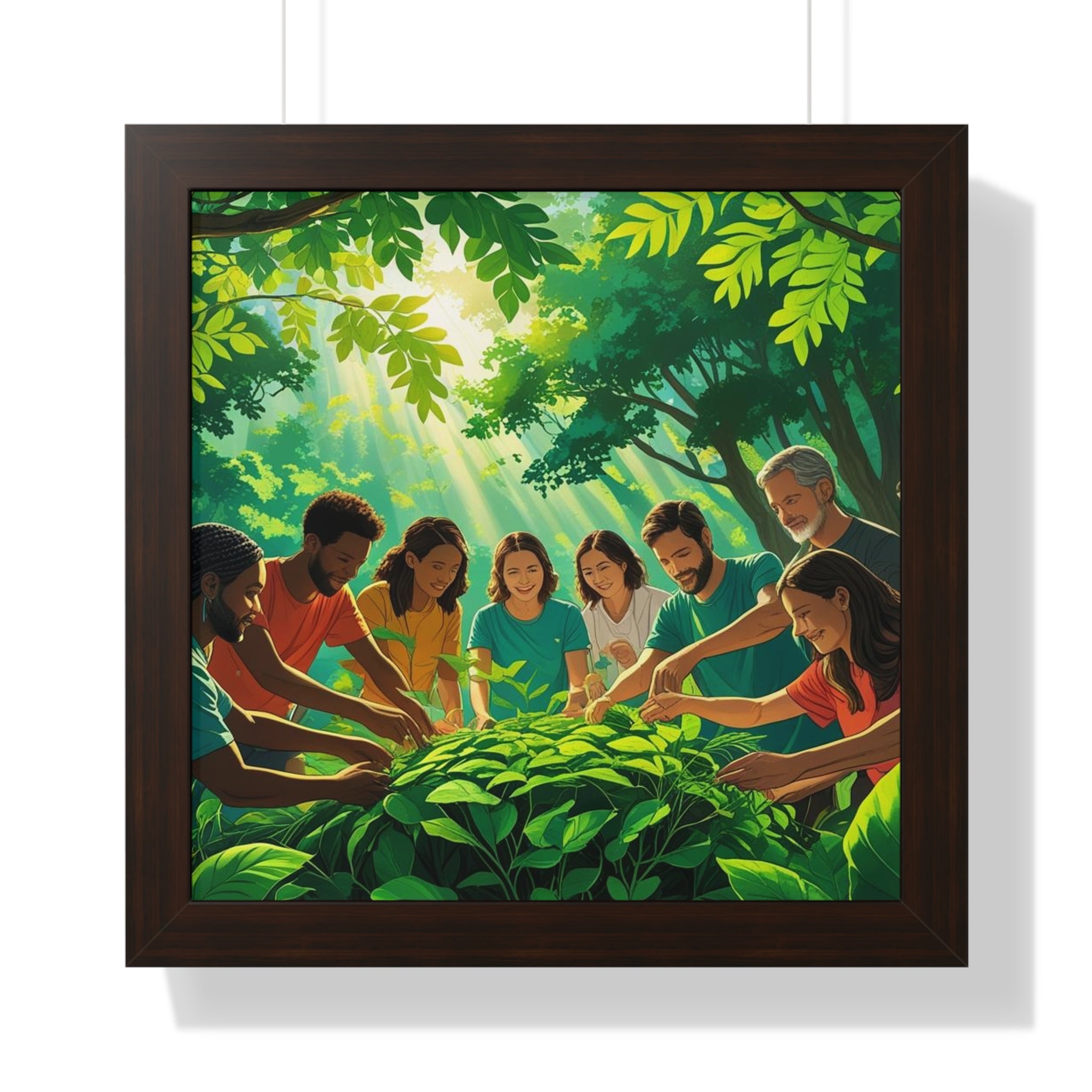 Framed Nature Poster, Environmental Gift