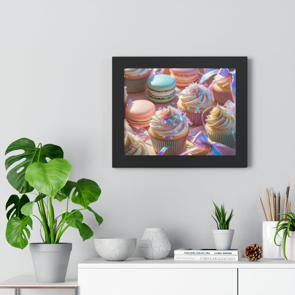 Sweet Treats Framed Poster,  Birthday Gift, Celebration Decor