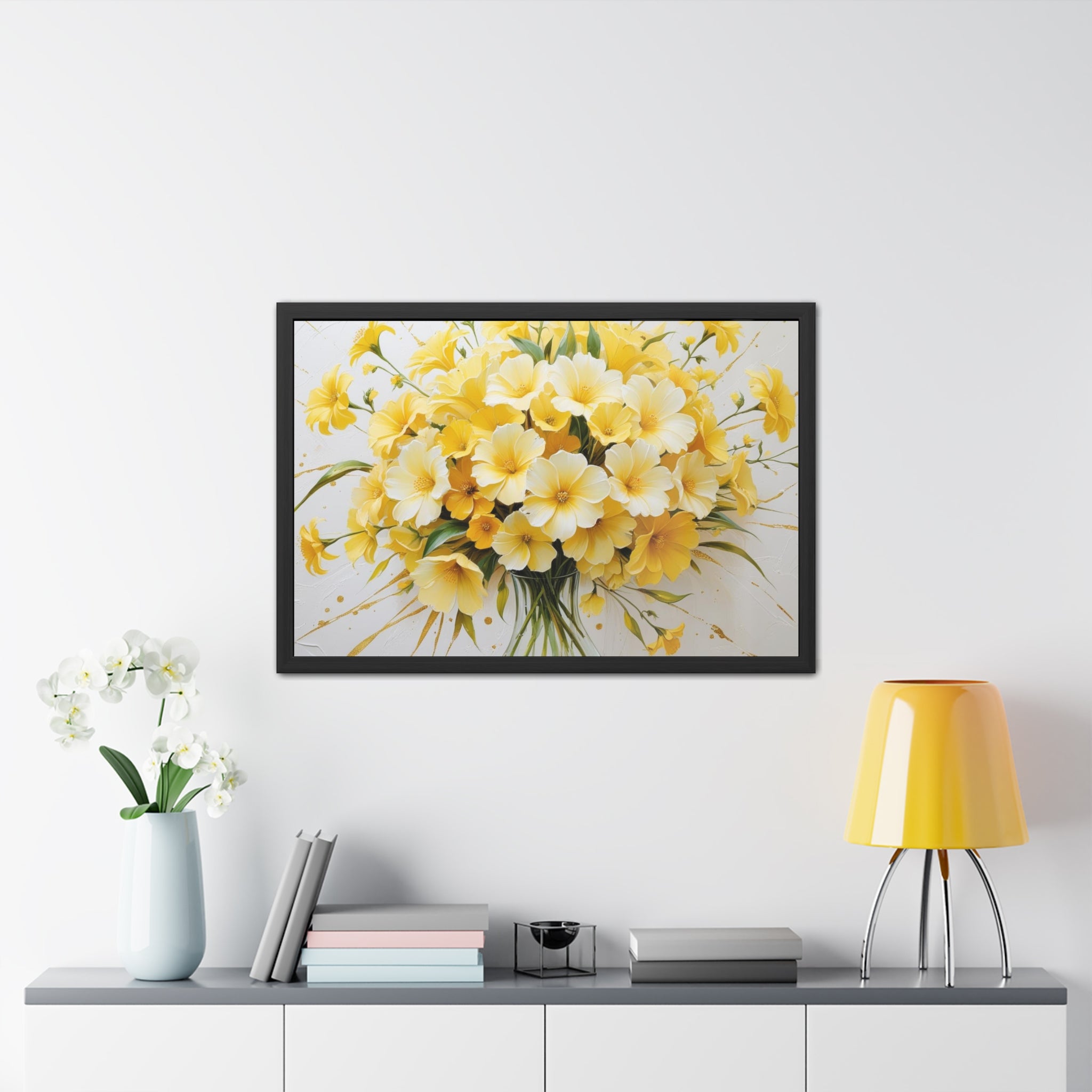 Floral Framed Poster.