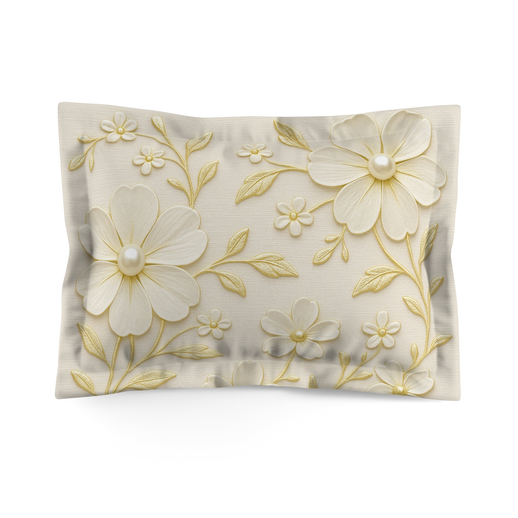 Elegant Floral Pillow Sham