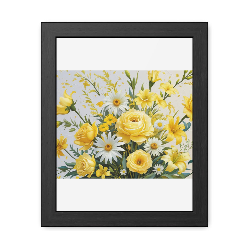 Floral Framed Poster