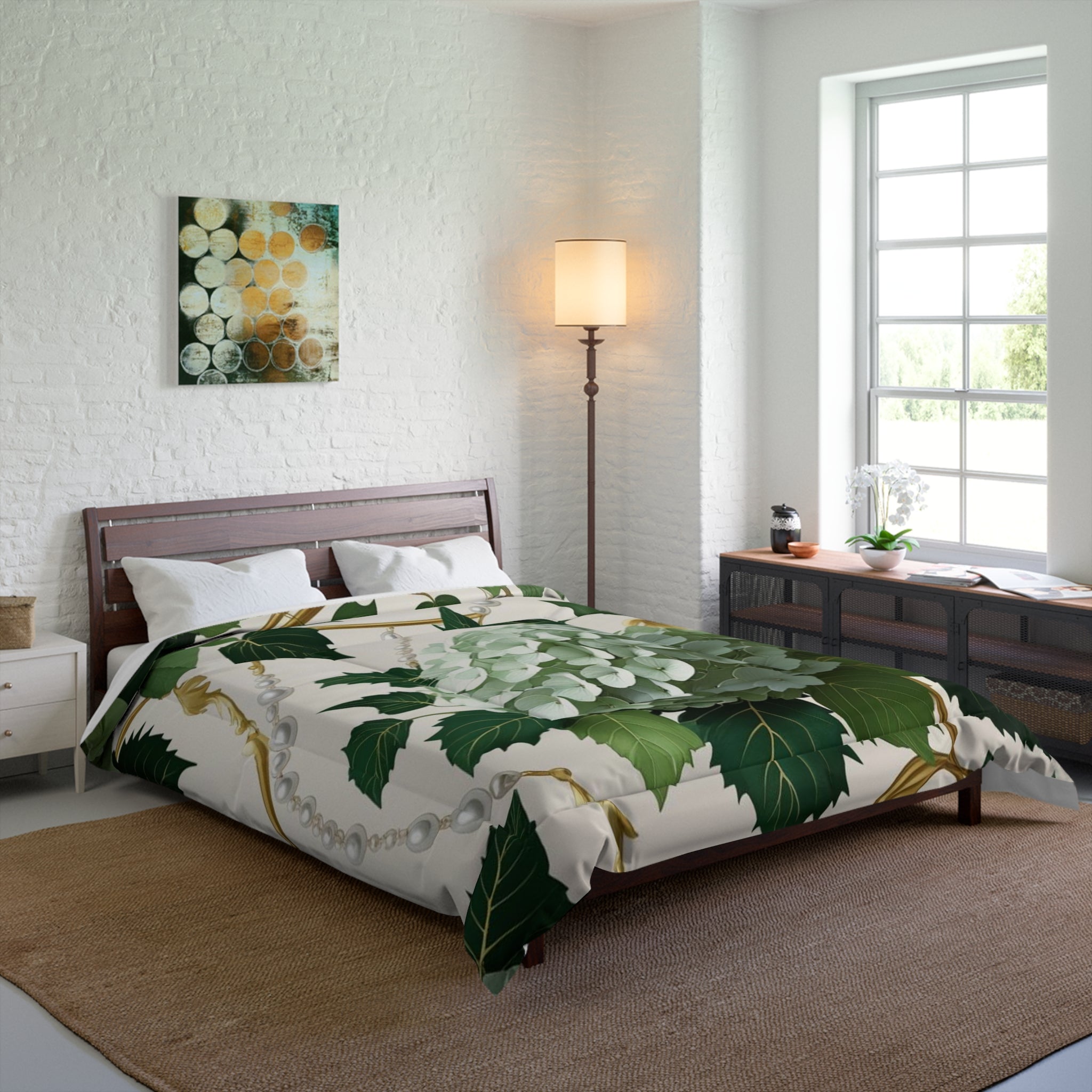 Elegant Floral Comforter