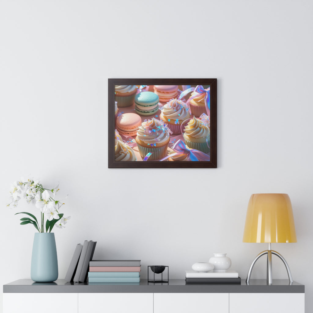 Sweet Treats Framed Poster,  Birthday Gift, Celebration Decor