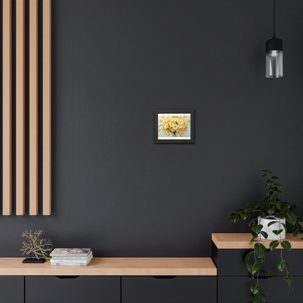 Floral Framed Poster.