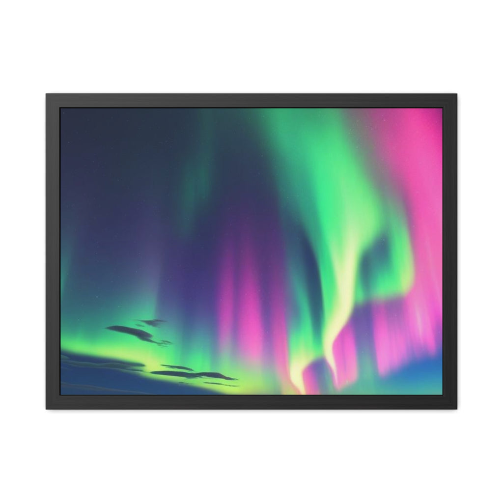 Stunning Northern Lights Framed Poster