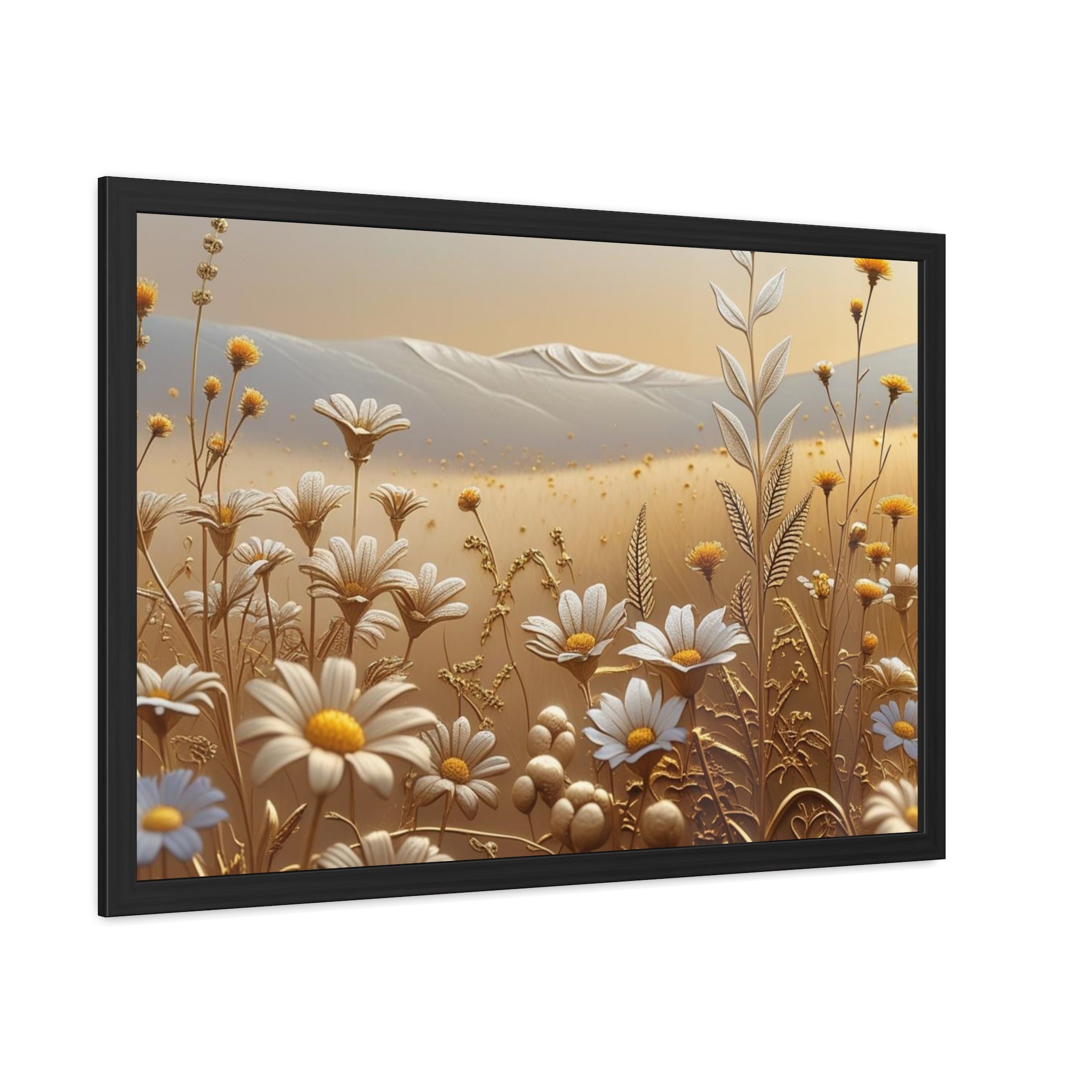 Framed Floral Wall Art, Modern Living Room Decorations