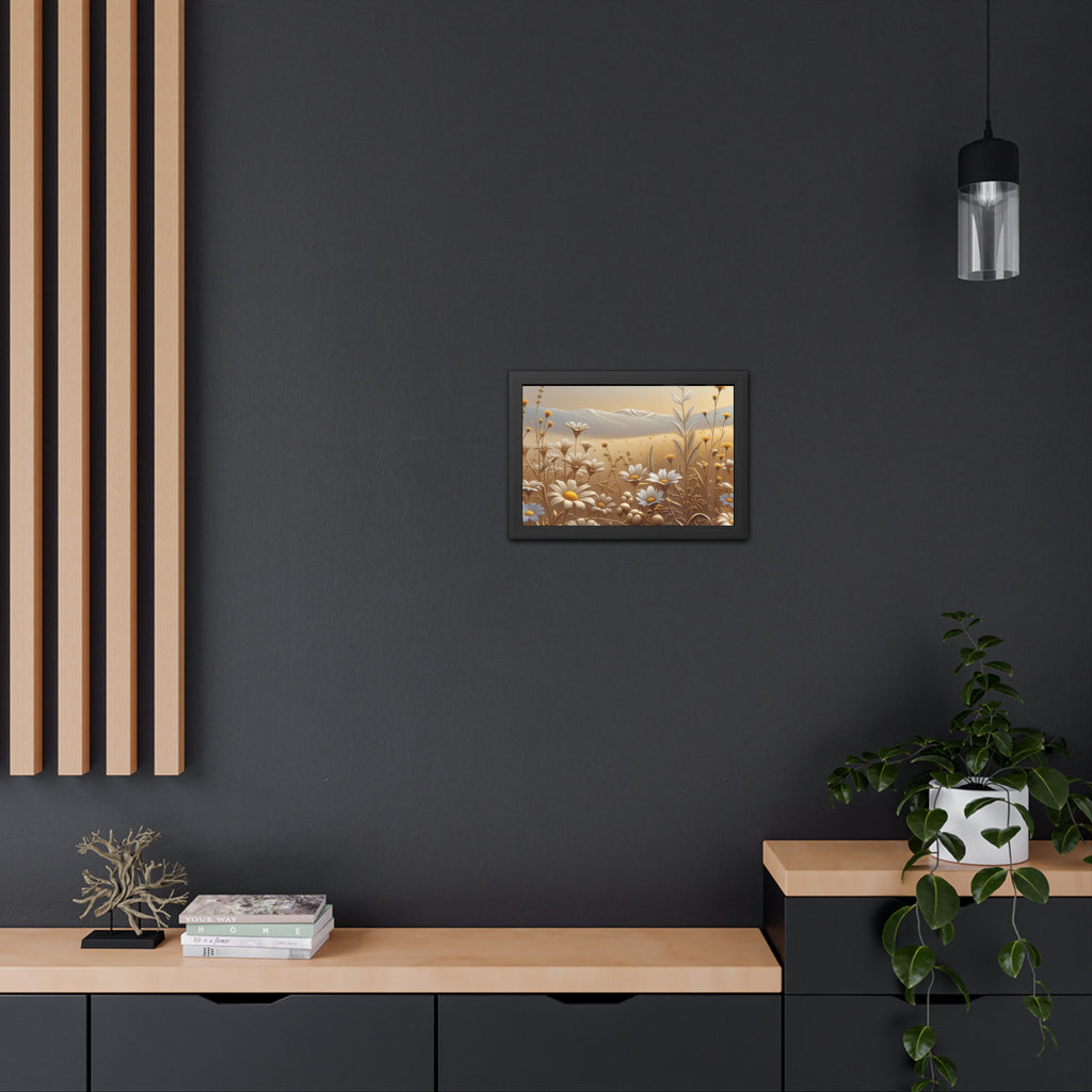 Framed Floral Wall Art, Modern Living Room Decorations