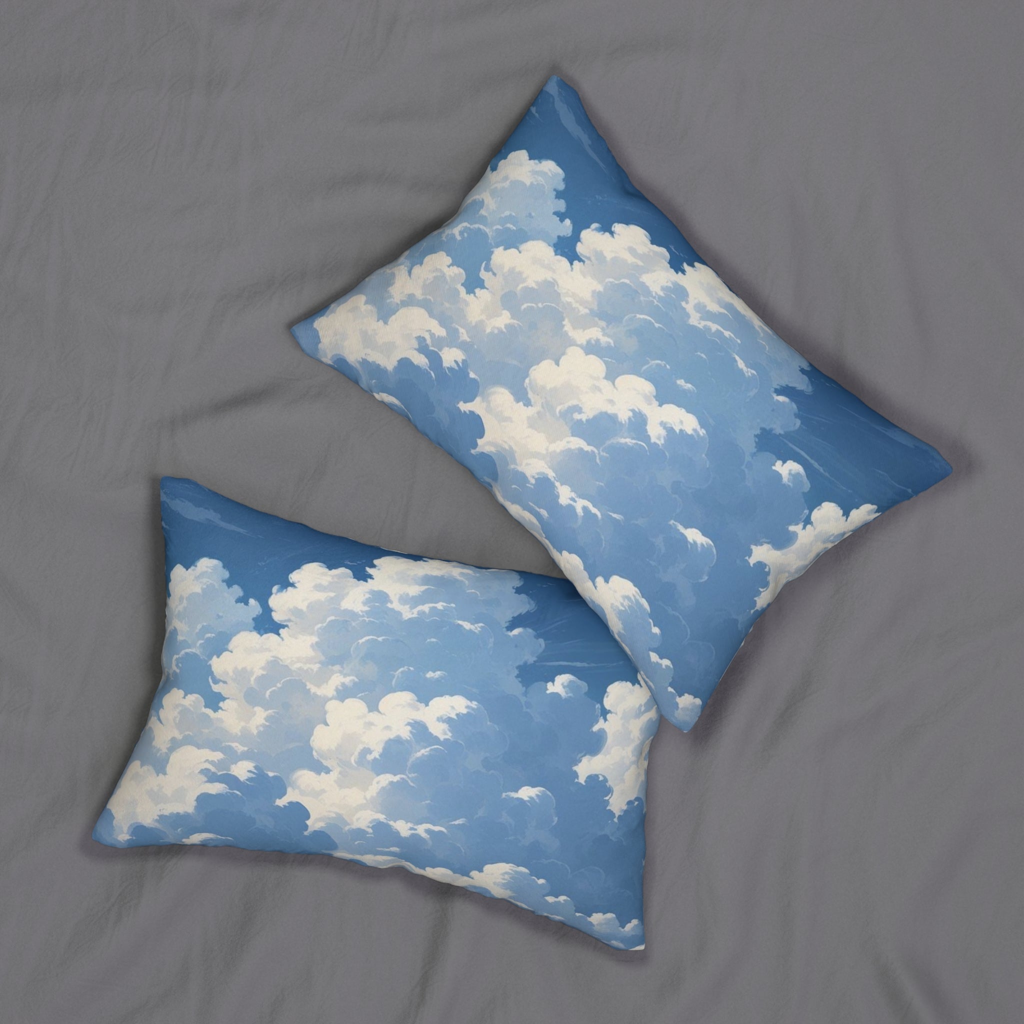 Lumbar Pillow - Cloudy Sky Cozy Home Accent and Gift for Sky Lovers and Nature Decor