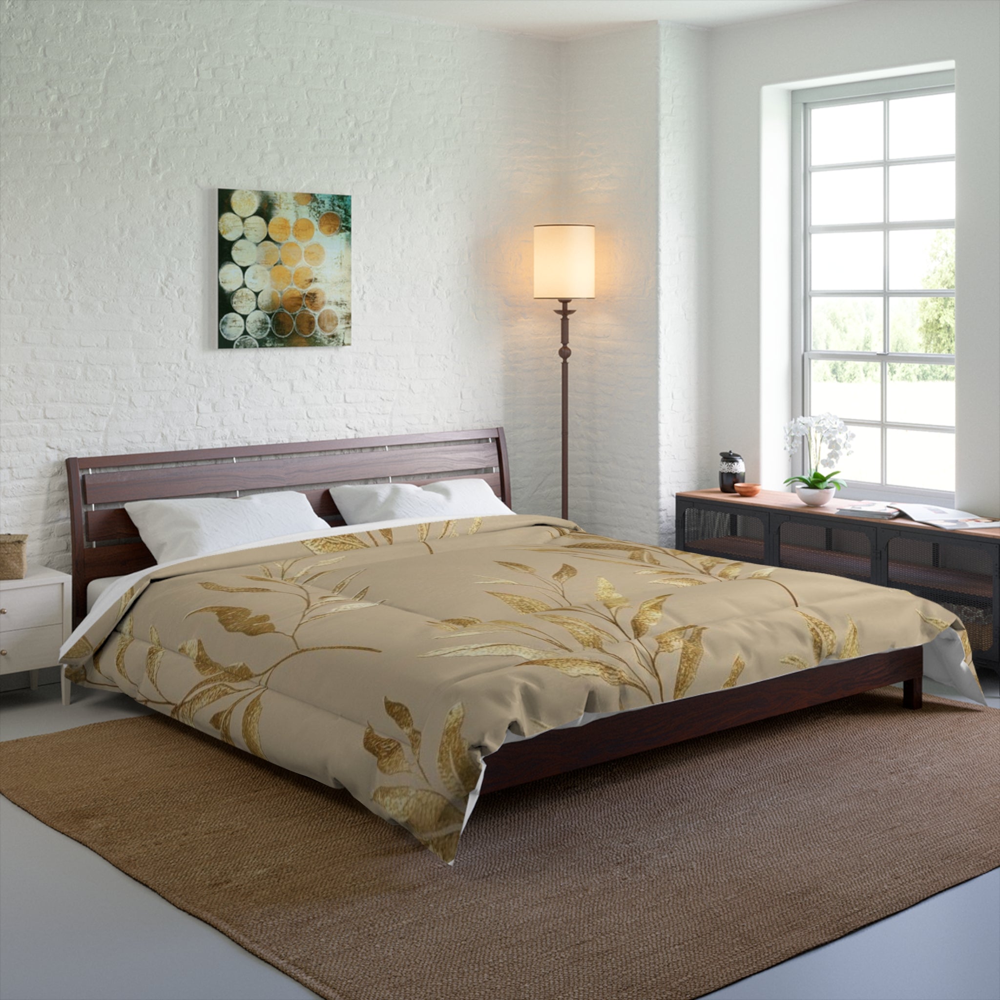Elegant Floral Comforter