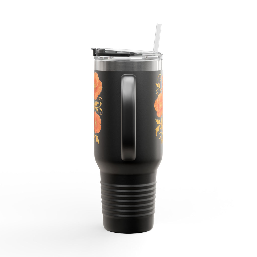 Floral Insulated Travel Mug, 40oz
