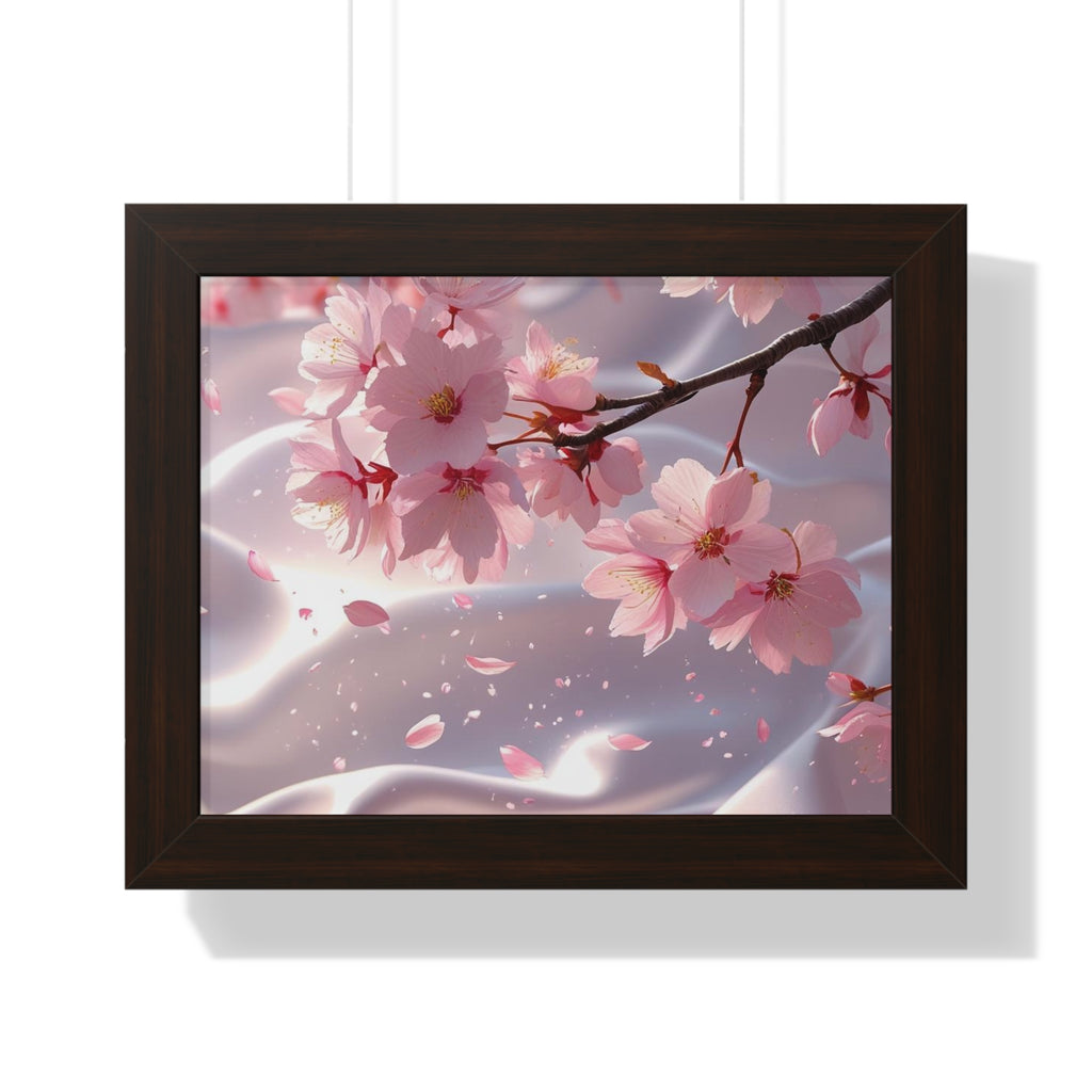 Blossoming Cherry Blossom Art Print, Spring Home Decoration, Nature Poster