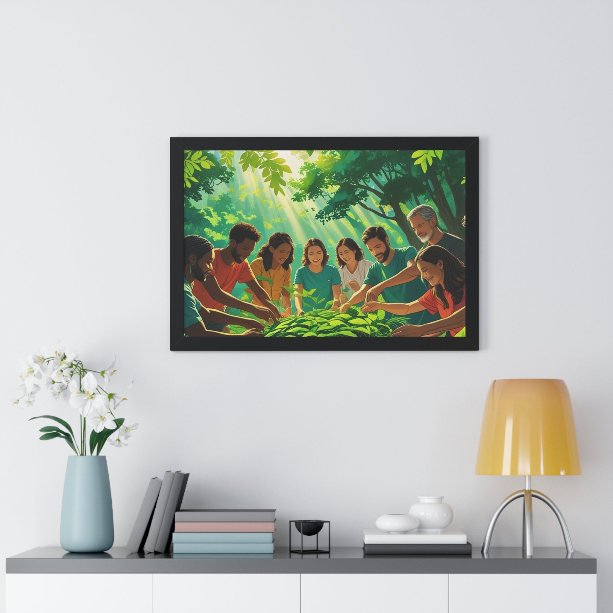 Framed Nature Poster, Environmental Gift