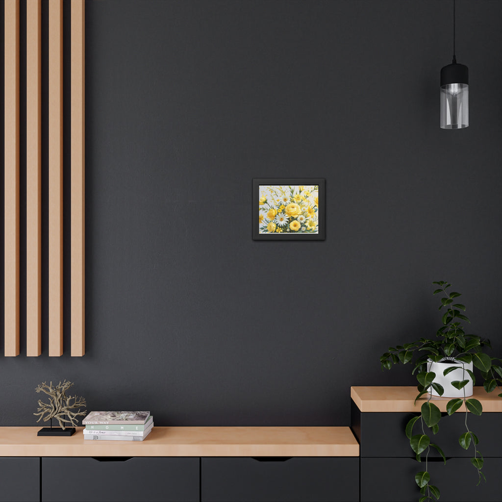 Floral Framed Poster