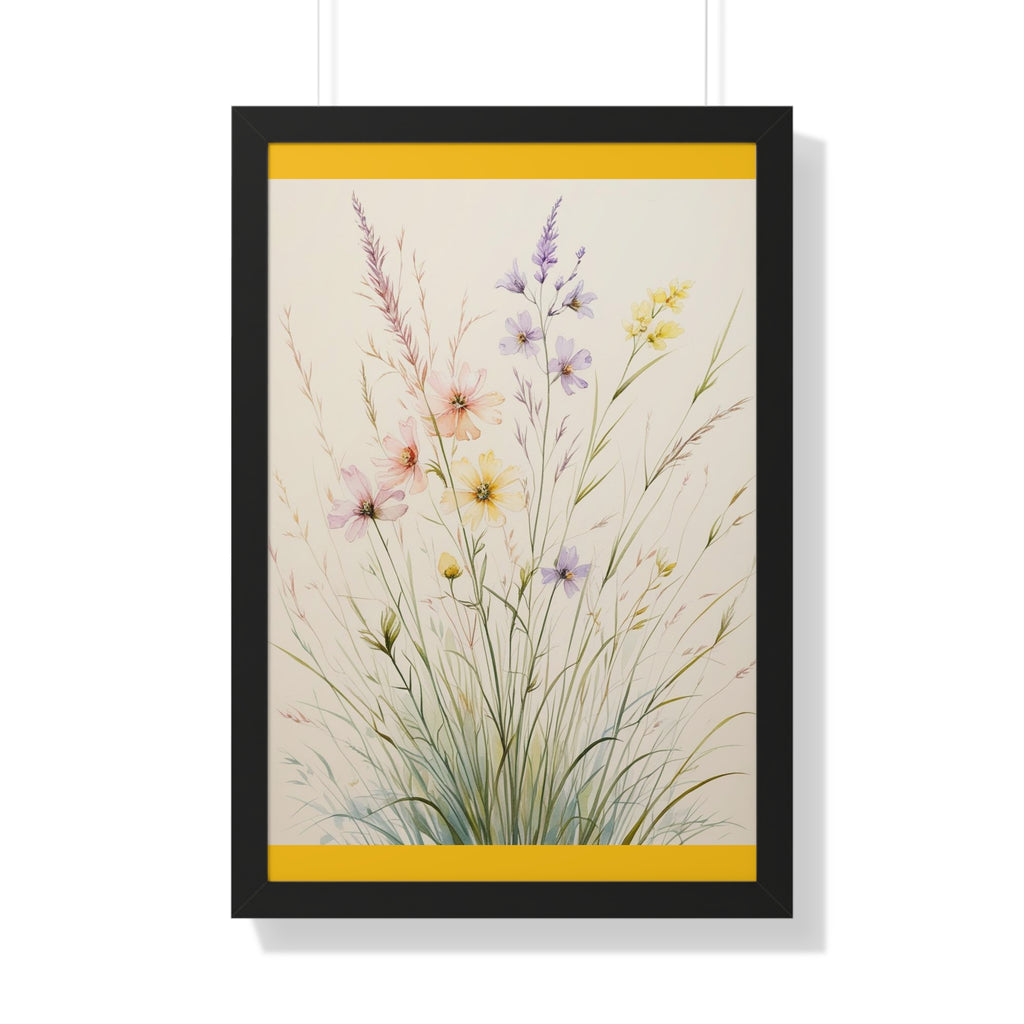 Framed Floral Art Print
