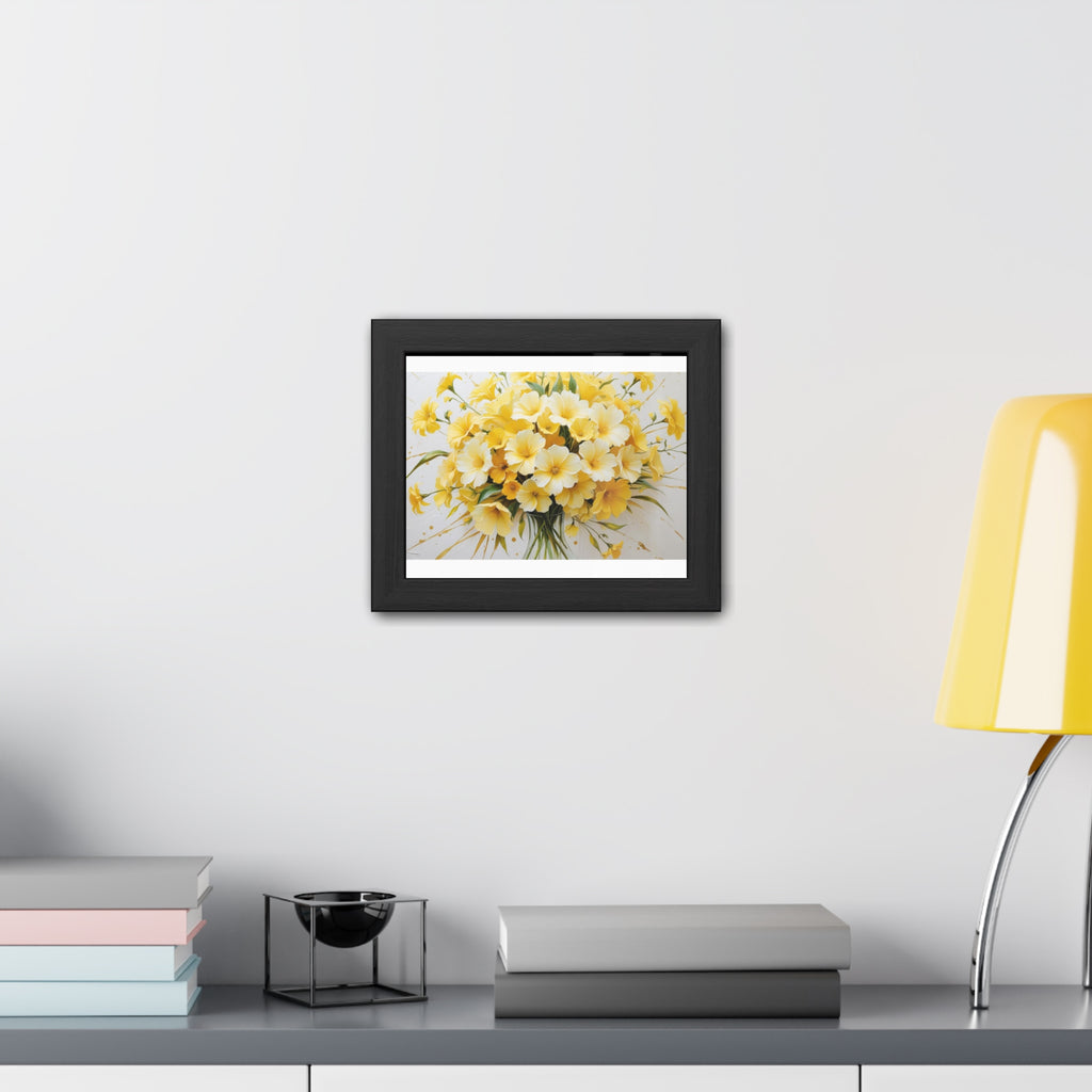 Floral Framed Poster.