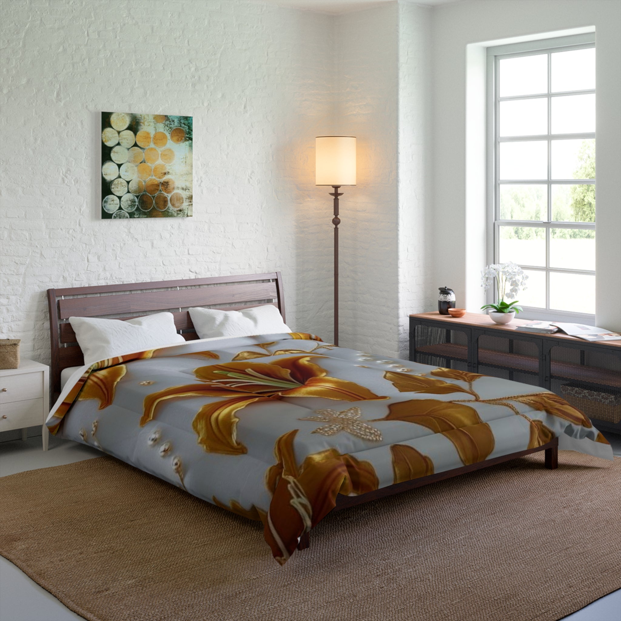 Luxurious Floral Comforter for Cozy Bedrooms