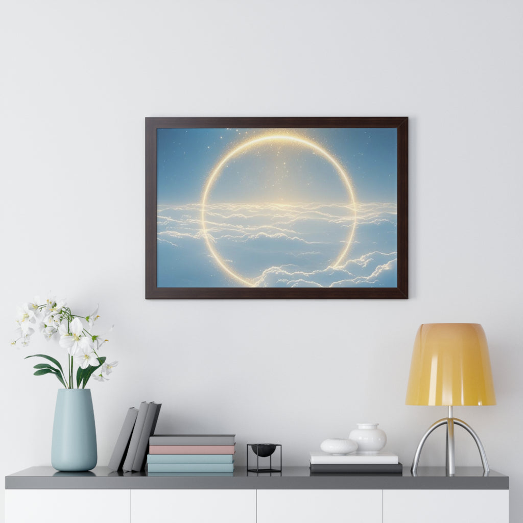 Serene Sky Framed Poster