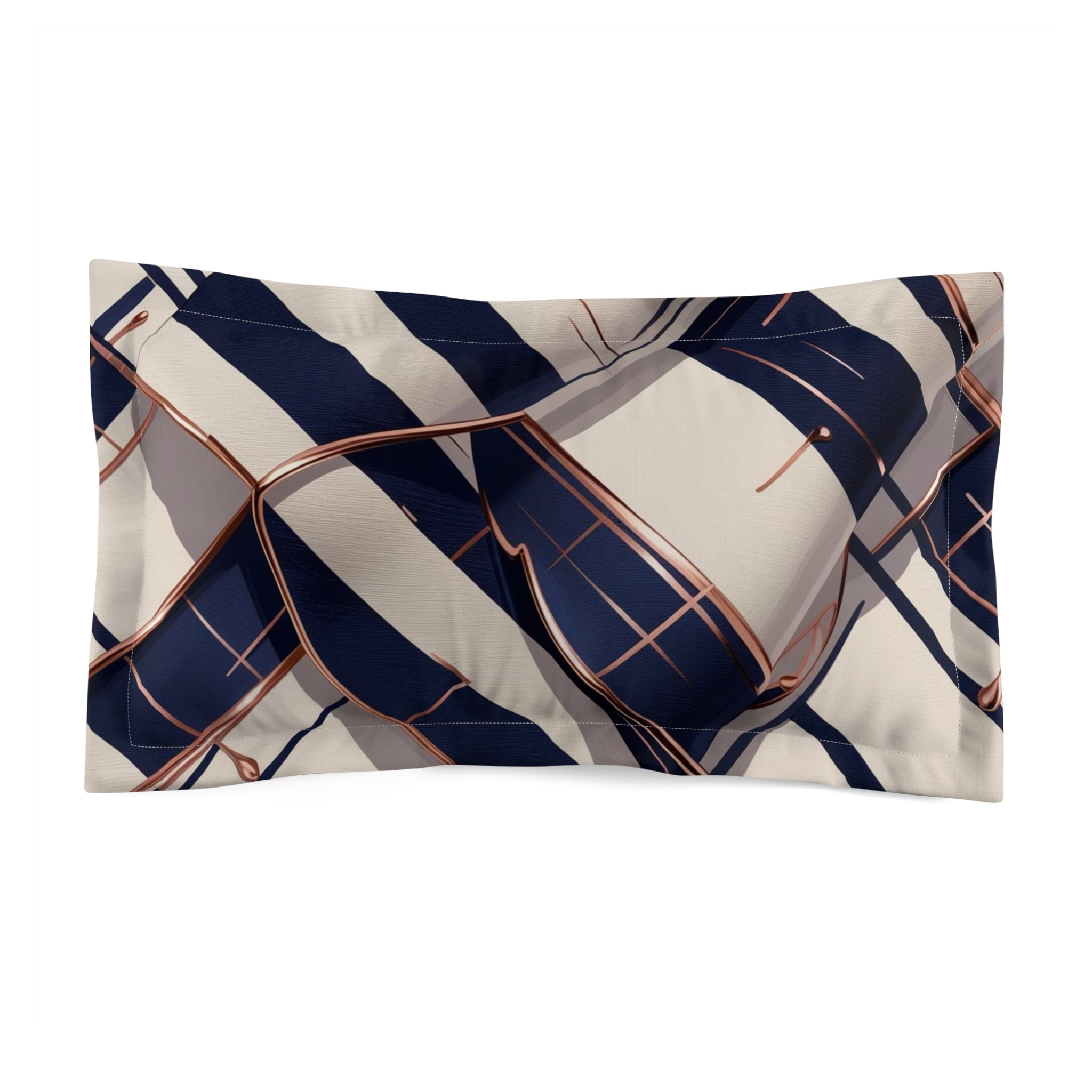 Luxurious Microfiber Pillow Sham, Gift for Home Lovers, Elegant Bedding