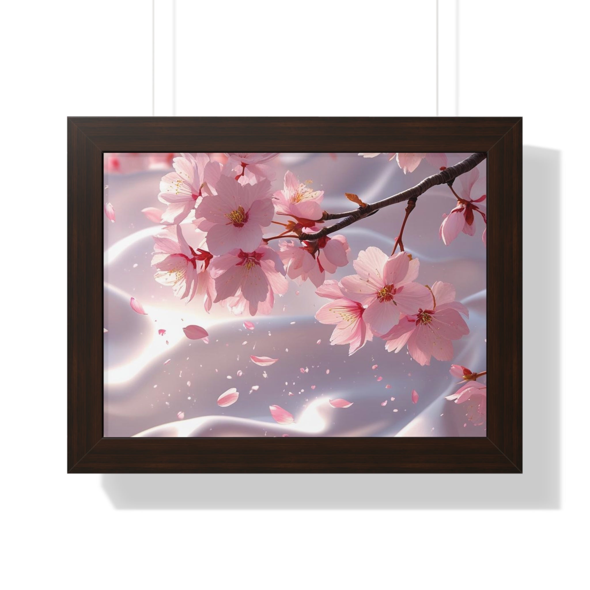 Blossoming Cherry Blossom Art Print, Spring Home Decoration, Nature Poster