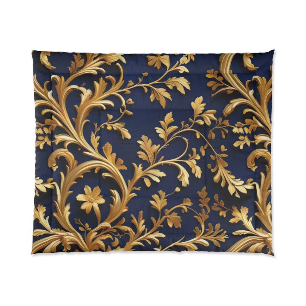 Luxurious Floral Comforter for Elegant Bedrooms, Housewarming Gift, 165Wedding Registry
