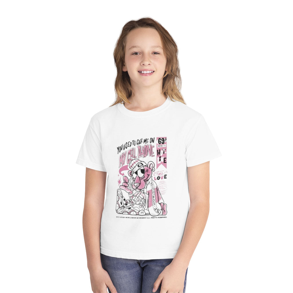 Youth Tee with Quirky 'Call Me When You're Rich' Design, Fun Graphic Tee for Kids, Back To School Tee