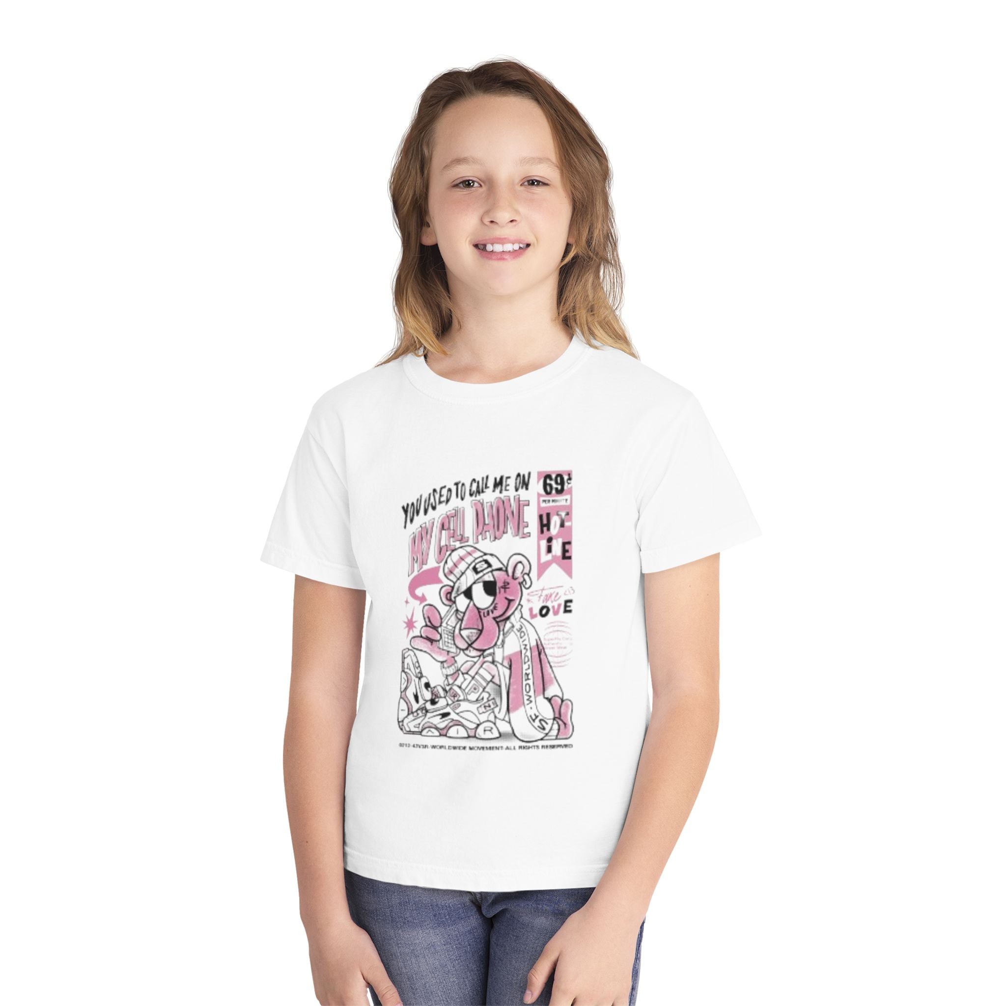 Youth Tee with Quirky 'Call Me When You're Rich' Design, Fun Graphic Tee for Kids, Back To School Tee