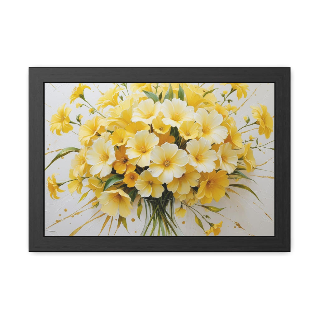 Floral Framed Poster.