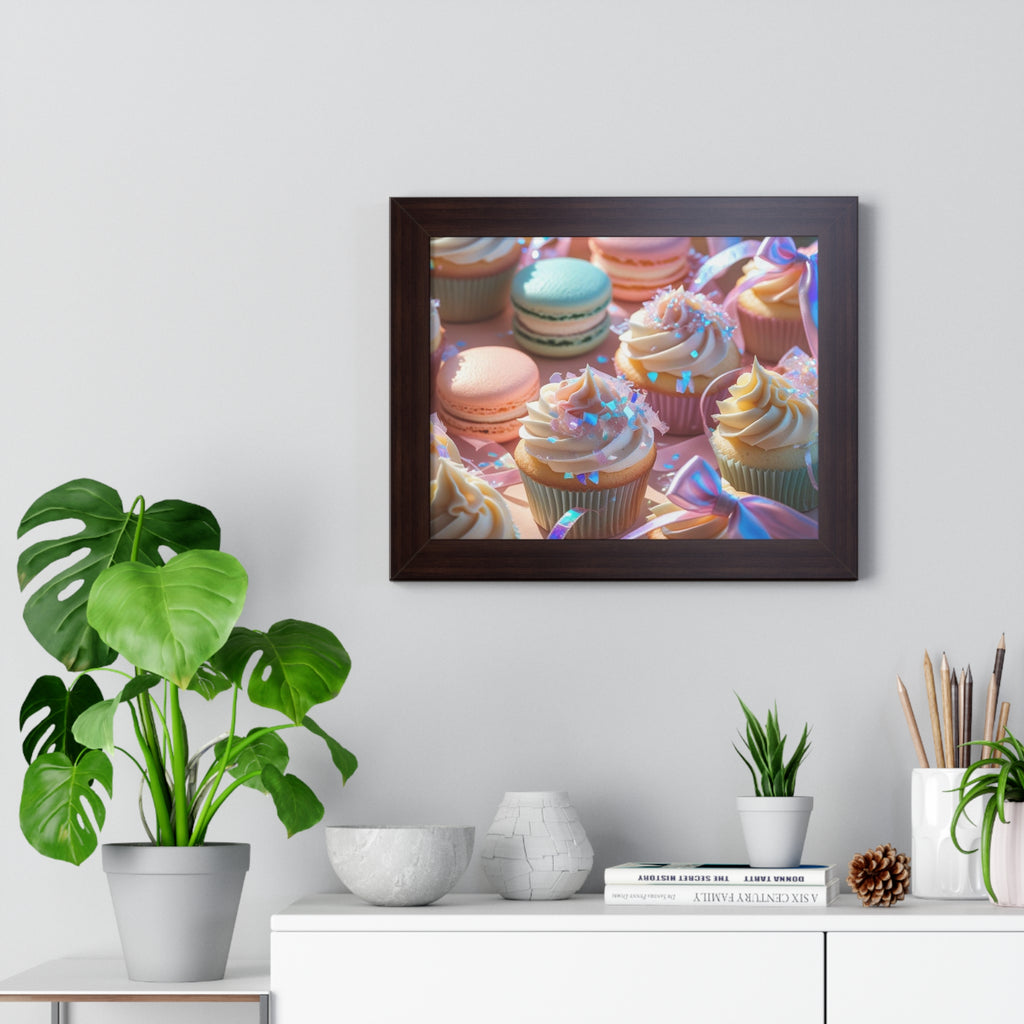 Sweet Treats Framed Poster,  Birthday Gift, Celebration Decor