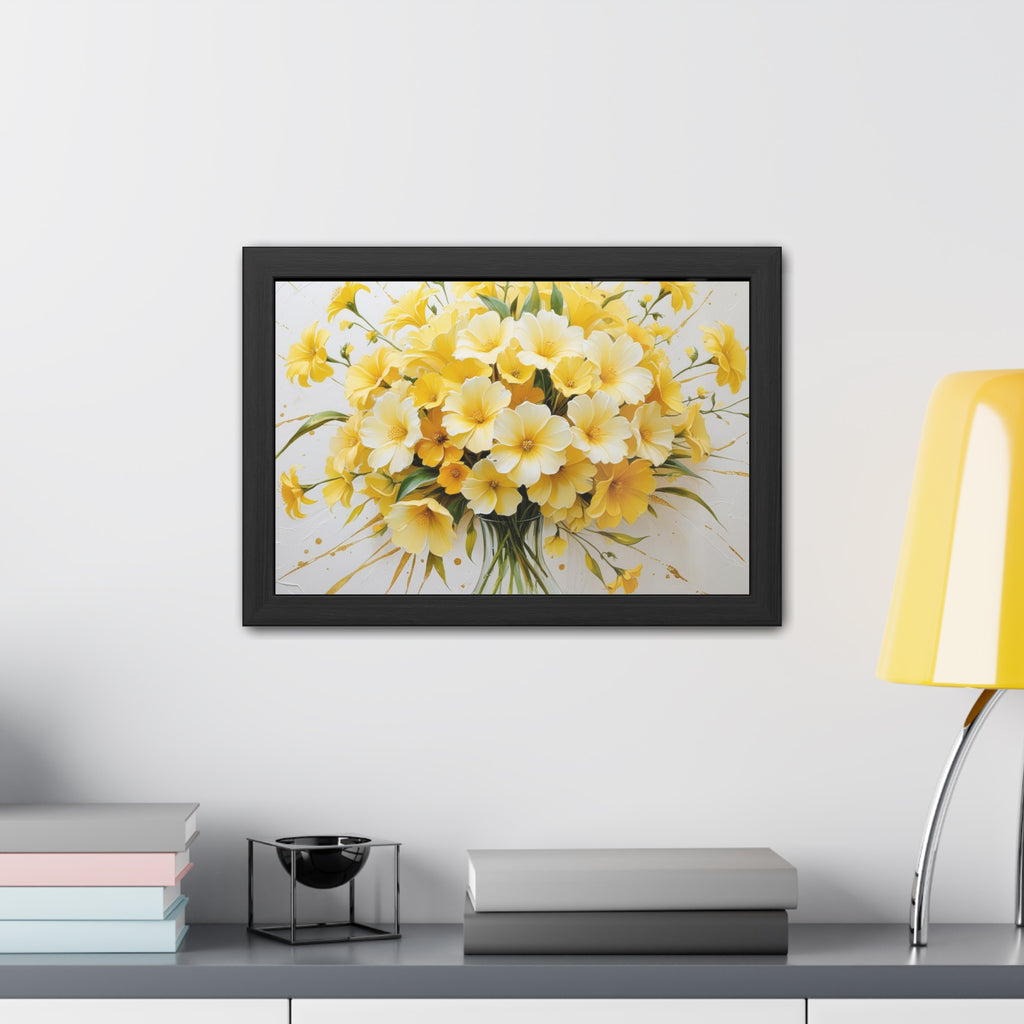 Floral Framed Poster.