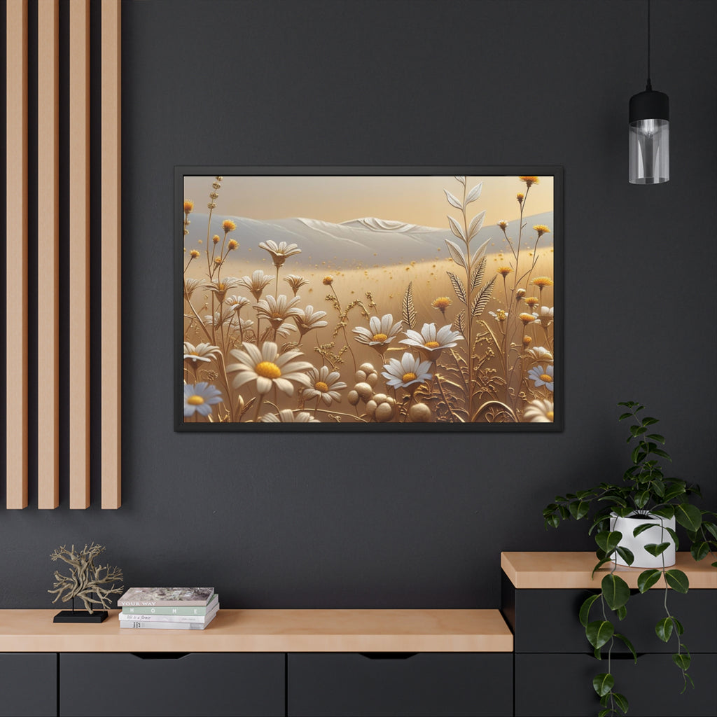 Framed Floral Wall Art, Modern Living Room Decorations