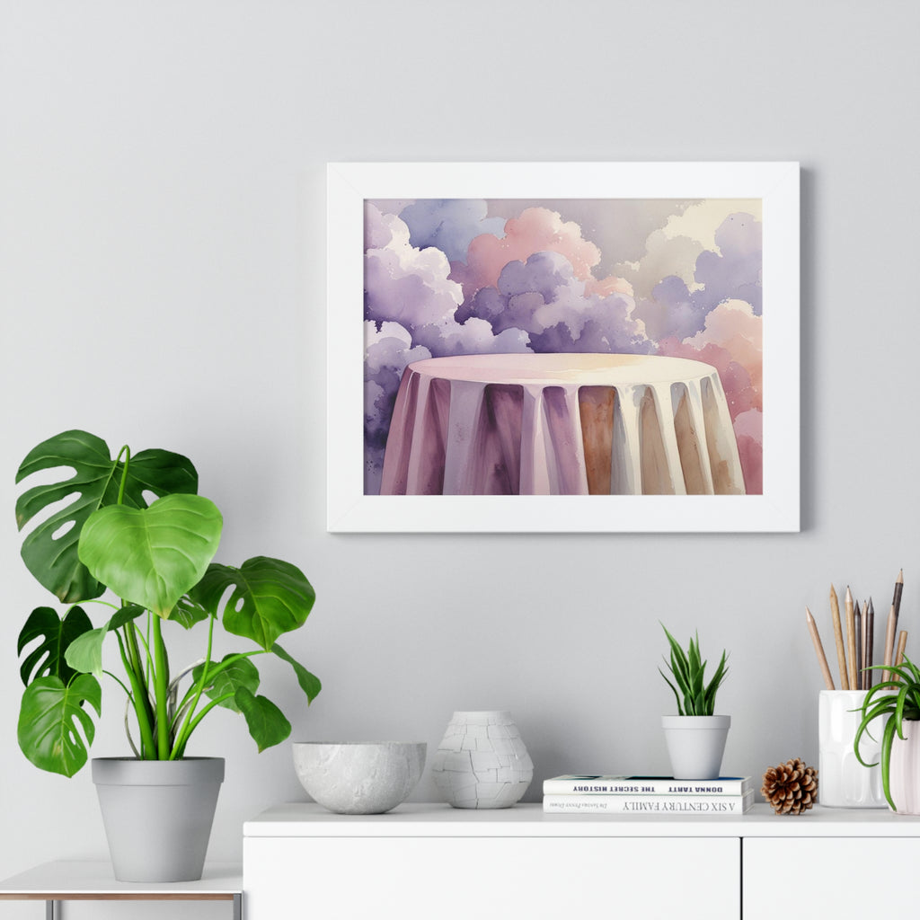 Ethereal Landscape Framed Poster