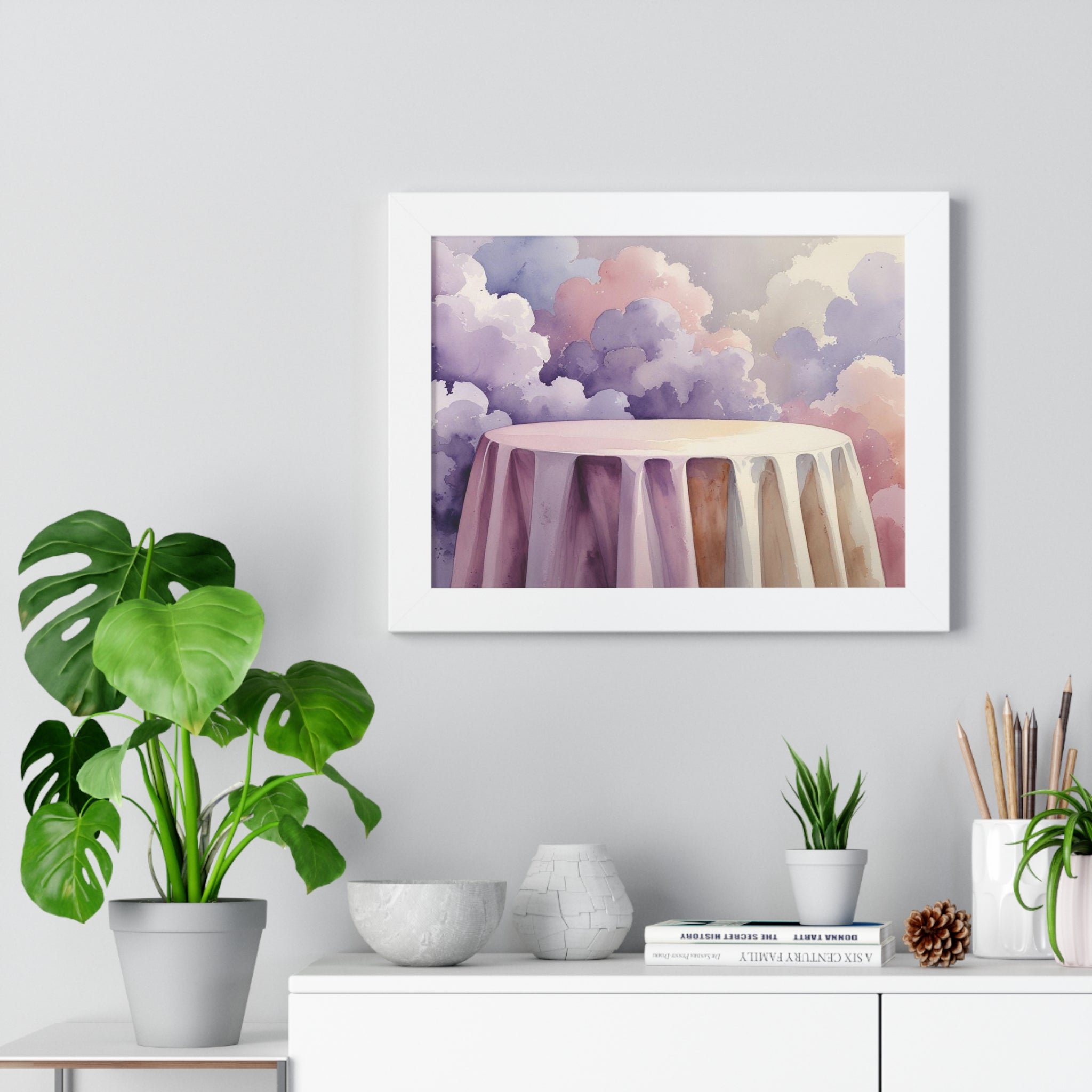 Ethereal Landscape Framed Poster