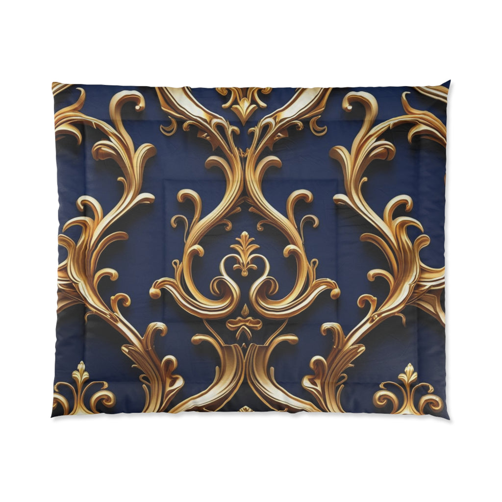 Elegant Floral Comforter - Luxurious Bedding for Home Decor, Bohemian Bedroom, Wedding Gift, Cozy Decor, Anniversary Present