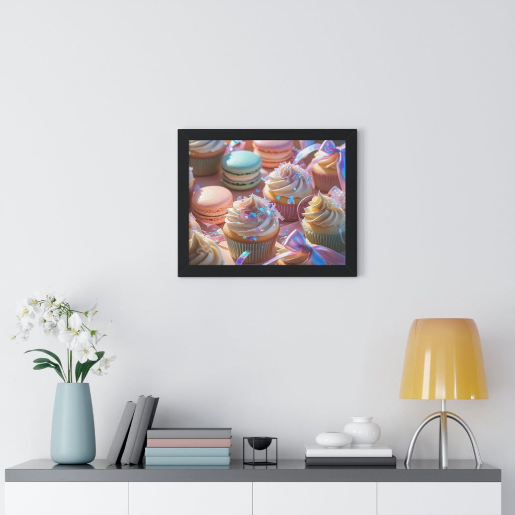 Sweet Treats Framed Poster,  Birthday Gift, Celebration Decor