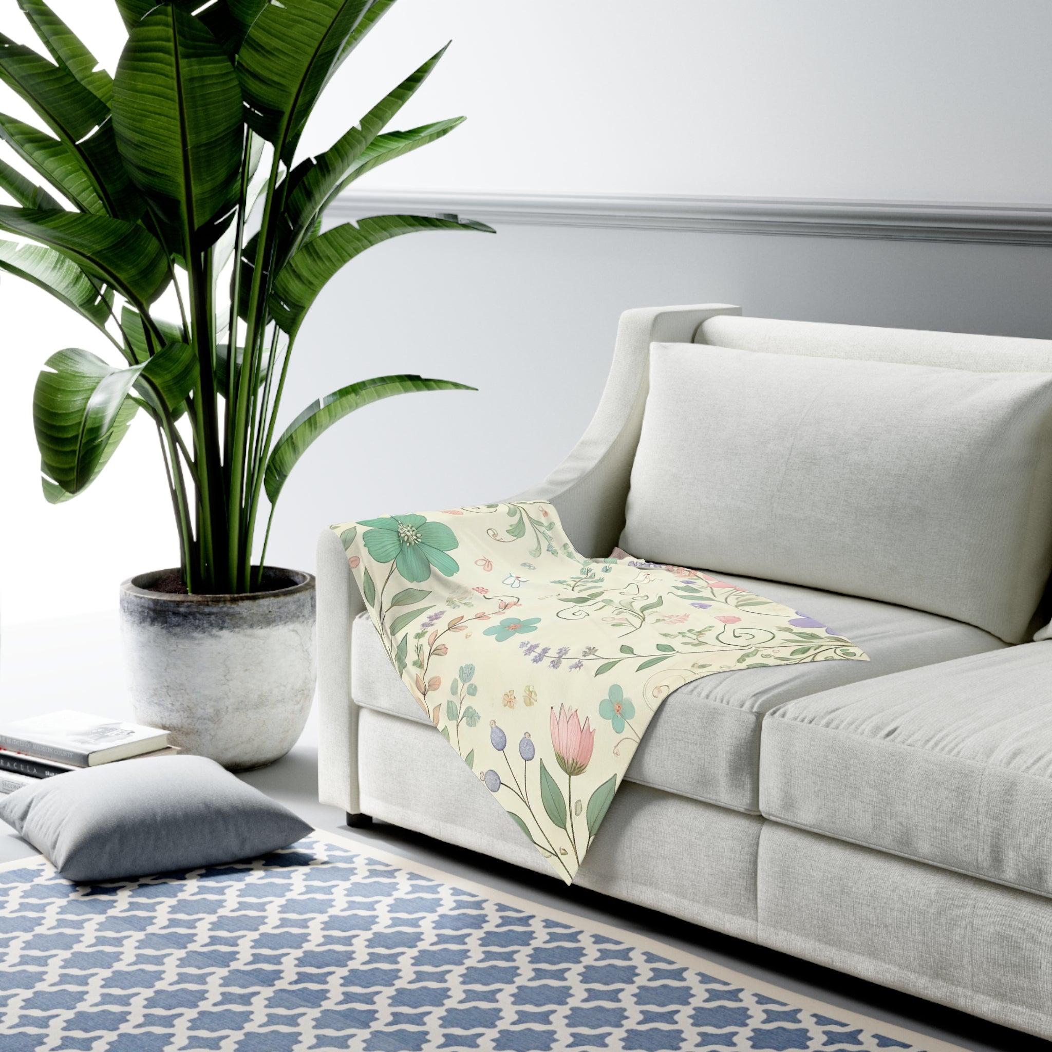 Floral Baby Swaddle Blanket
