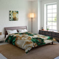 Elegant Floral Comforter for Cozy Bedrooms, Luxury Gift