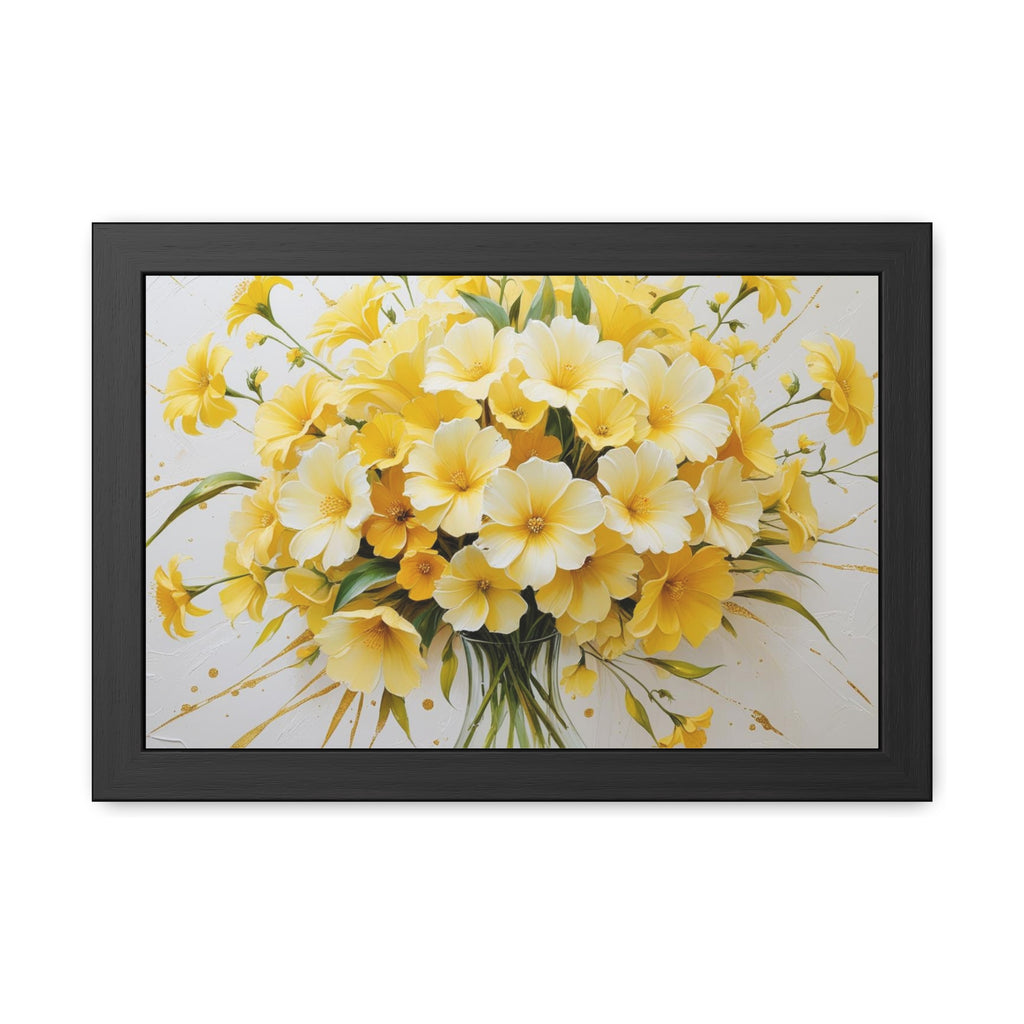 Floral Framed Poster.
